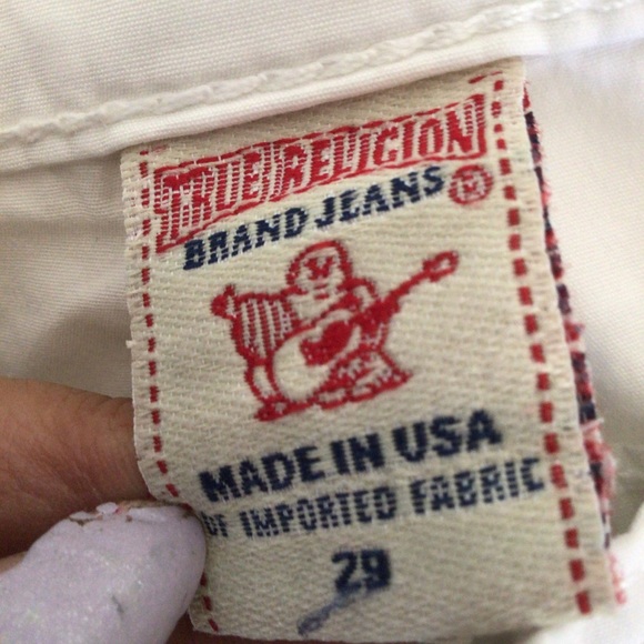 True Religion White Cropped Pants - Picture 6 of 16